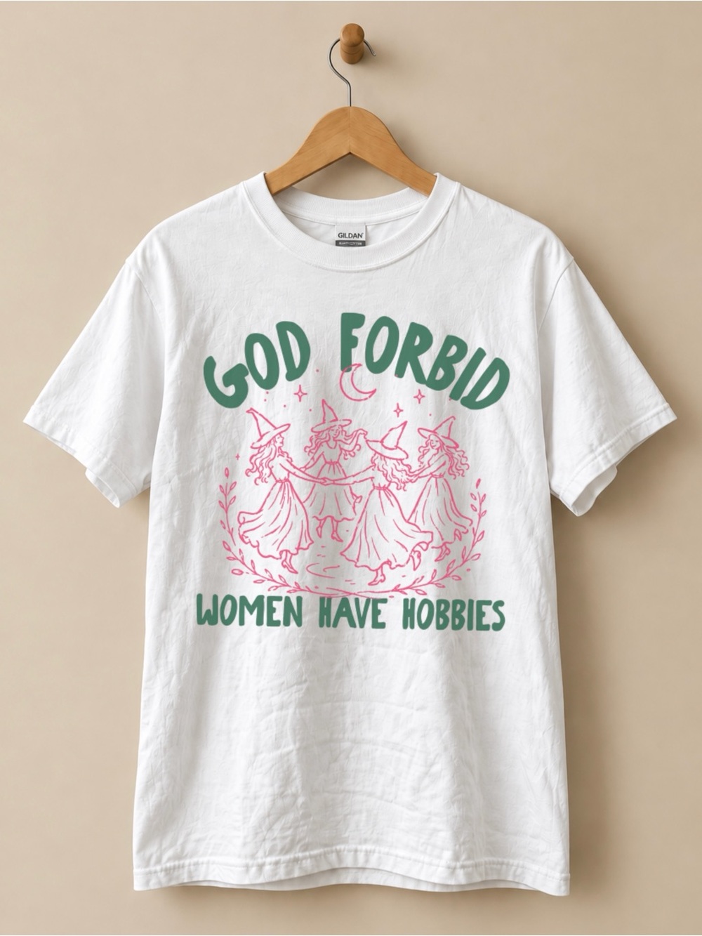 God Forbid Women Have Hobbies Tee Halloween Witch Unisex T-shirt